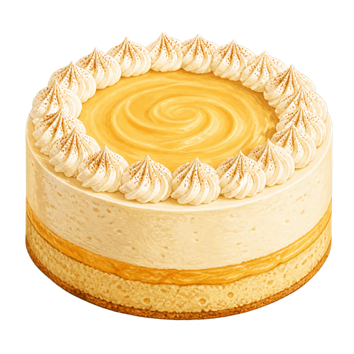 Lúcuma Cake sticker illustration