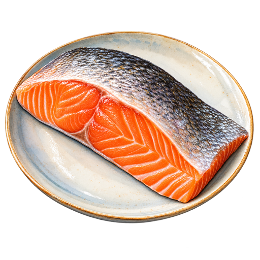 Clare Island Salmon sticker illustration