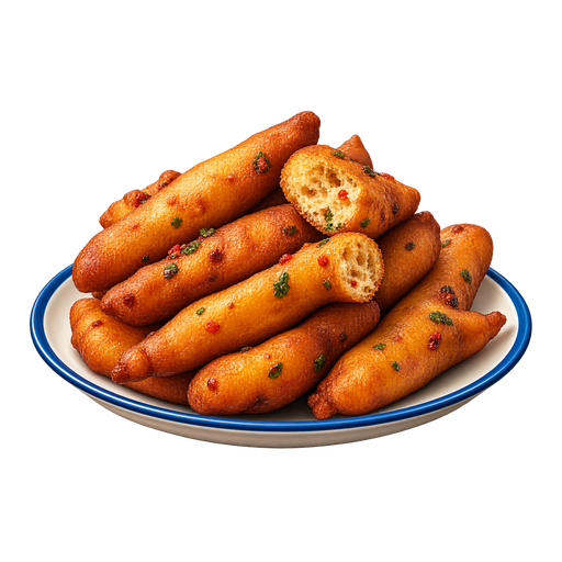 Cameroonian Doughnut Sticks sticker illustration
