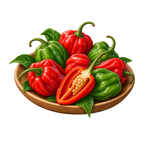 Cameroonian Piment sticker illustration