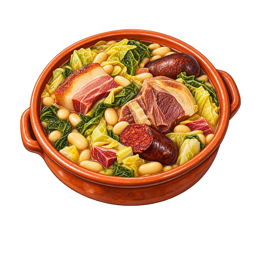 Cocido pasiego sticker illustration