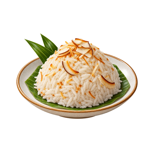Coconut Rice sticker illustration