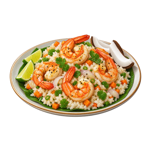 Coconut Rice sticker illustration