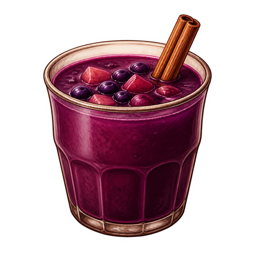 Colada Morada sticker illustration