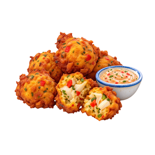 Conch Fritters sticker illustration