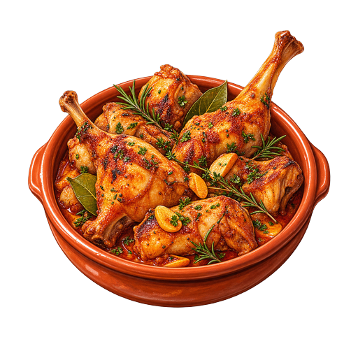 Canarian Rabbit in Salmorejo sticker illustration