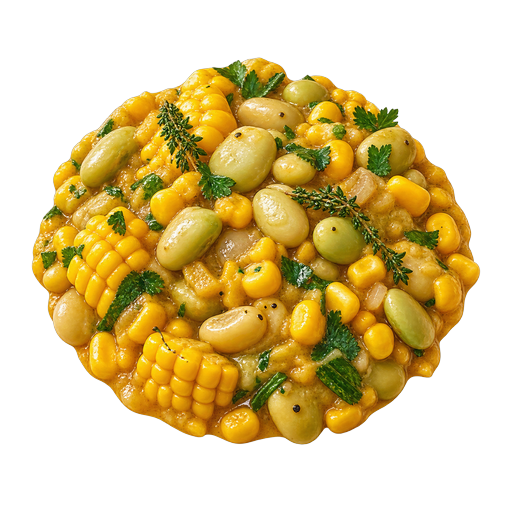 Corn 'n' Oil sticker illustration