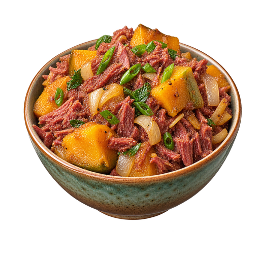 Corned Beef and Pumpkin sticker illustration