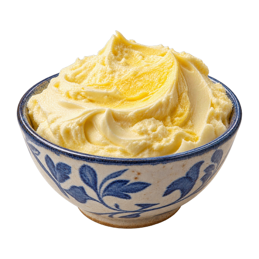 Cornish clotted cream sticker illustration