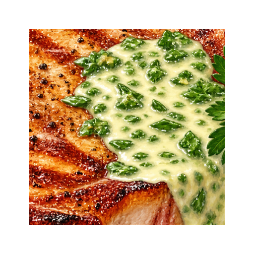 Côte de porc à l'berdouille sticker illustration
