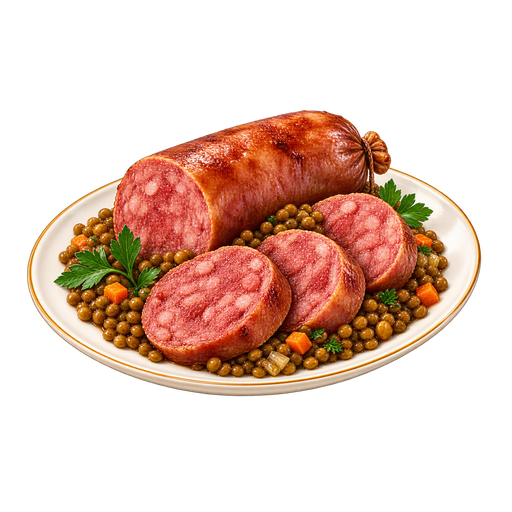 Cotechino di Modena sticker illustration