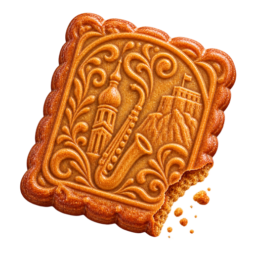 Couque de Dinant sticker illustration