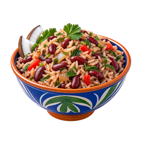 Gallo Pinto sticker illustration