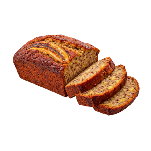 Coconut Bread sticker illustration