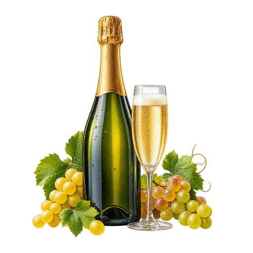 Crémant de Luxembourg sticker illustration