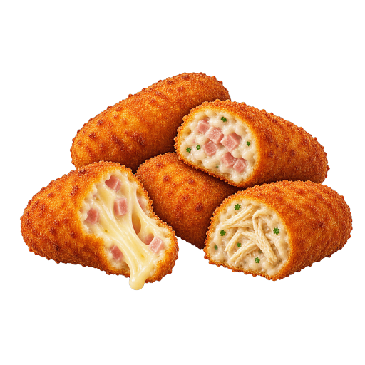 Cuban Croquettes sticker illustration