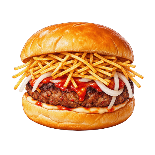 Frita sticker illustration