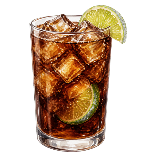 Cuba Libre sticker illustration