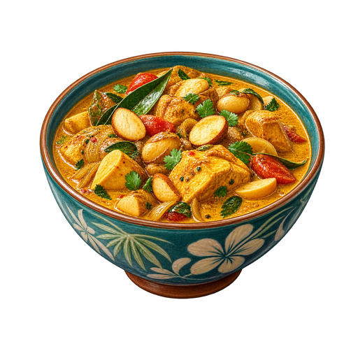 Curry Pili sticker illustration