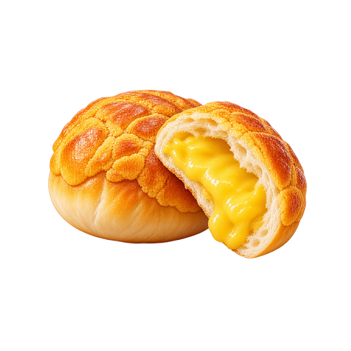Custard Bun sticker illustration