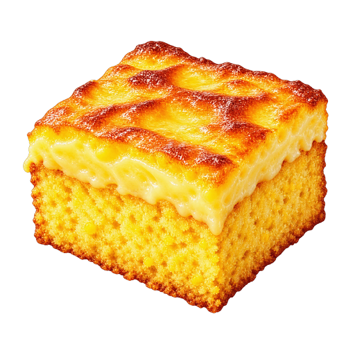 Custard Top Cornbread sticker illustration