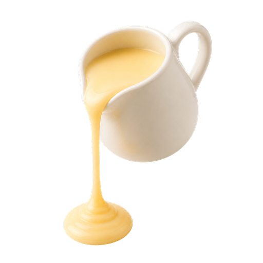 Custard sticker illustration