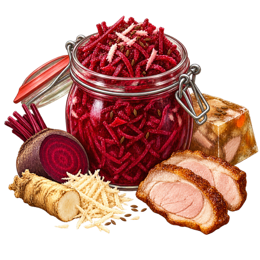 Beetroot Salad sticker illustration
