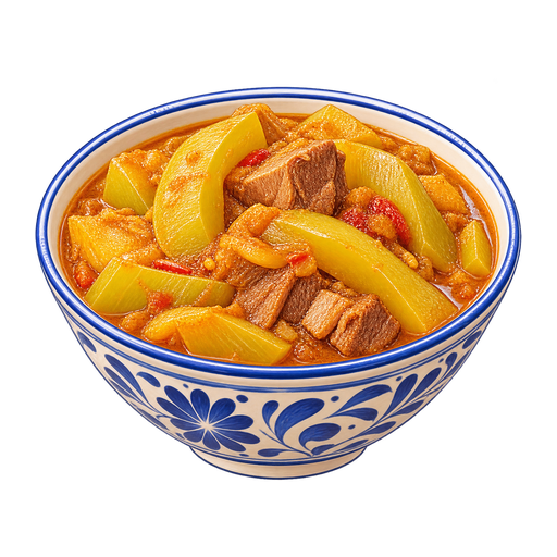 Papaya Stew sticker illustration