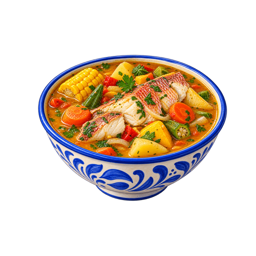 Fish Soup sticker illustration
