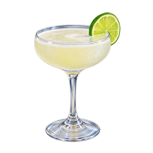Daiquiri sticker illustration