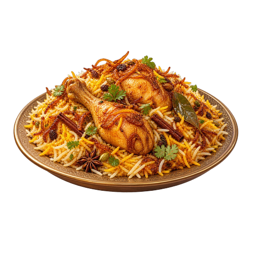 Burmese Biryani sticker illustration