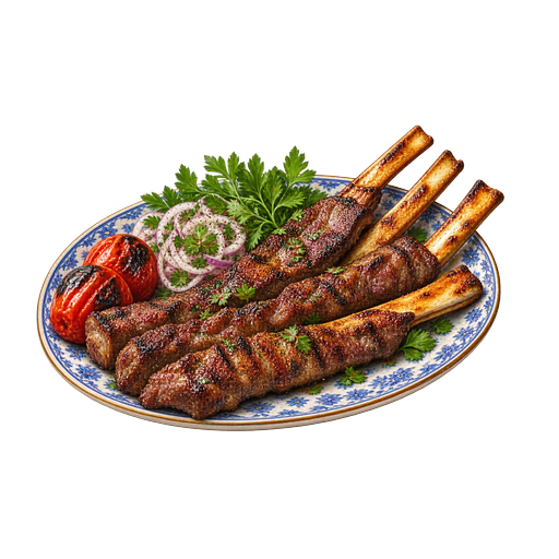 Dande kabab sticker illustration