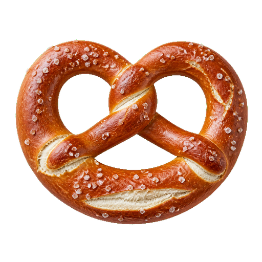 Bavarian Pretzel sticker illustration