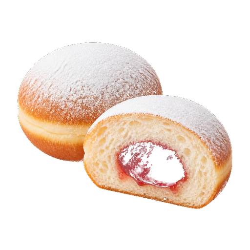 Berliner Doughnut sticker illustration