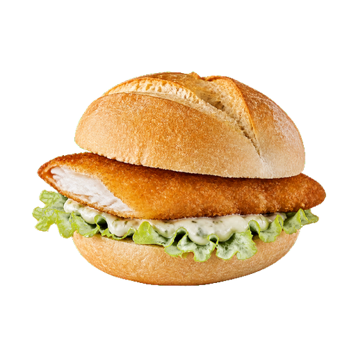 Fish Sandwich sticker illustration