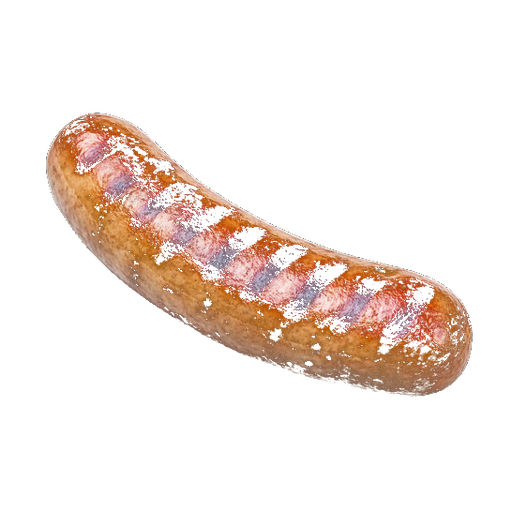 Franconian Bratwurst sticker illustration