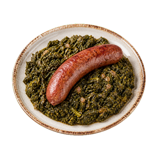 Kale with Pinkel sticker illustration