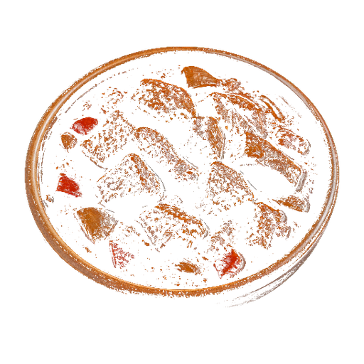 Rindergulasch sticker illustration