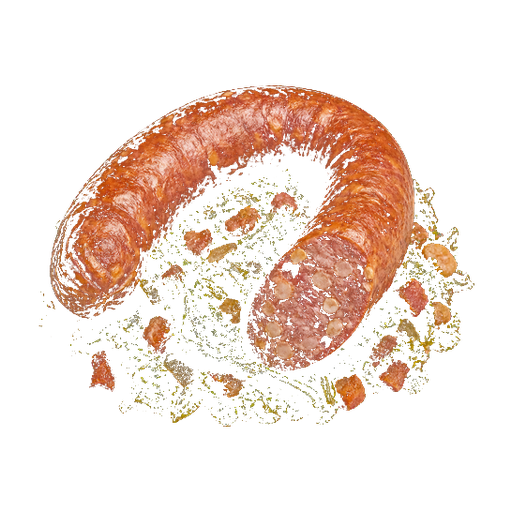 Pinkel Sausage sticker illustration