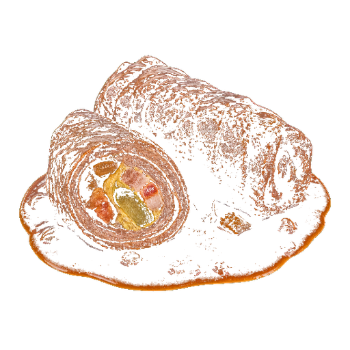 Beef Rouladen sticker illustration