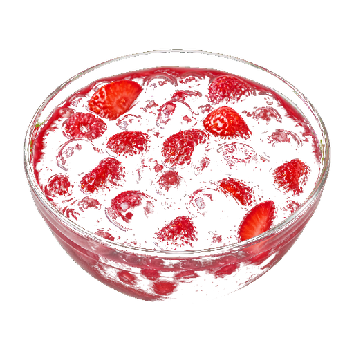 Red Berry Pudding sticker illustration
