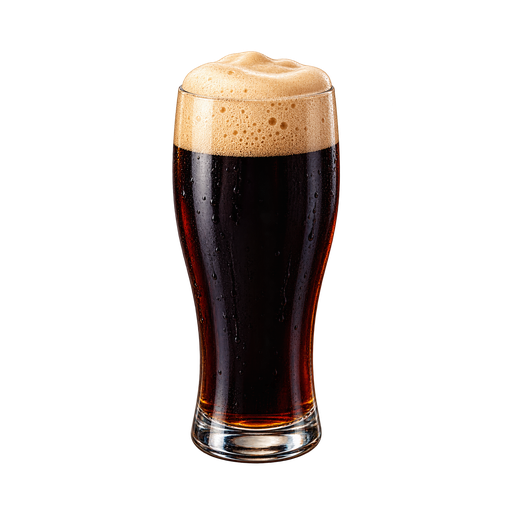 Schwarzbier sticker illustration