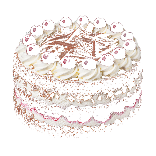 Black Forest Cake sticker illustration