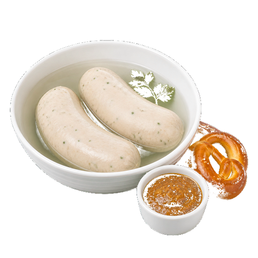 White Sausage sticker illustration