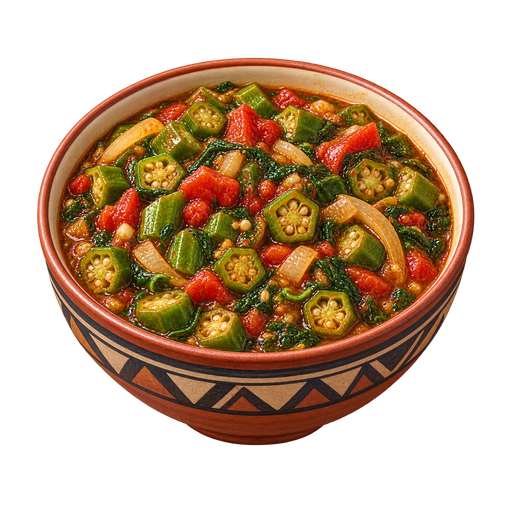 Wild Okra sticker illustration
