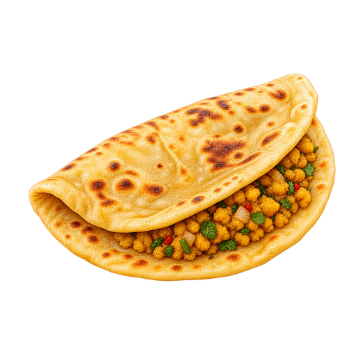 Dhalpuri Roti sticker illustration