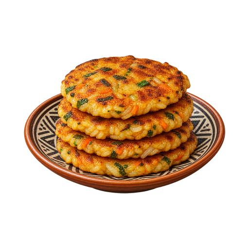 Djenné Rice Cakes sticker illustration