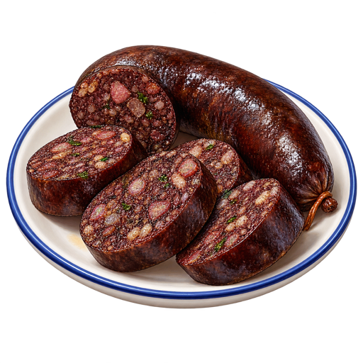 Dominican Black Pudding sticker illustration