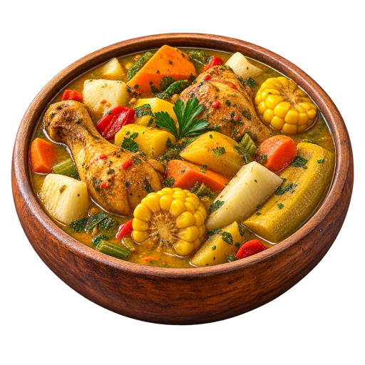 Dominican Bouyon sticker illustration