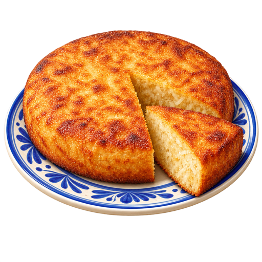 Dominican Cassava Bread sticker illustration